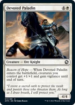 Devoted Paladin C011