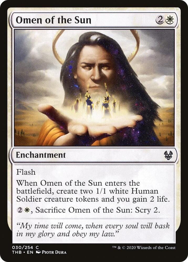 Omen of the Sun C030