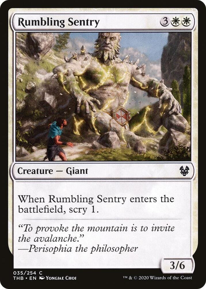 Rumbling Sentry C035