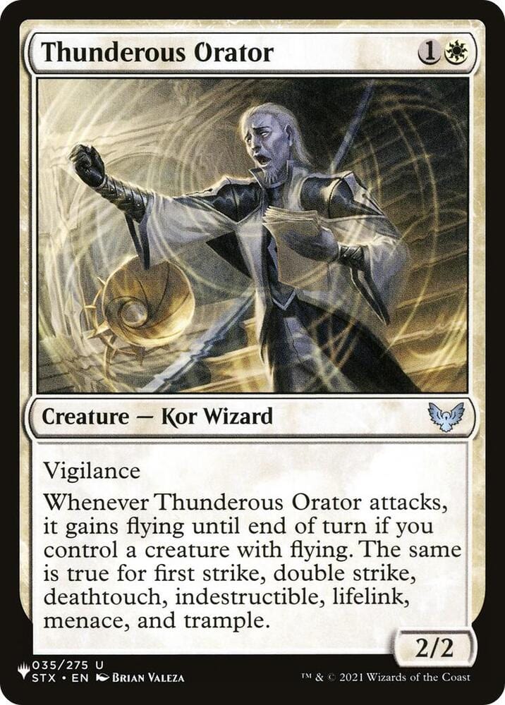 Thunderous Orator U035