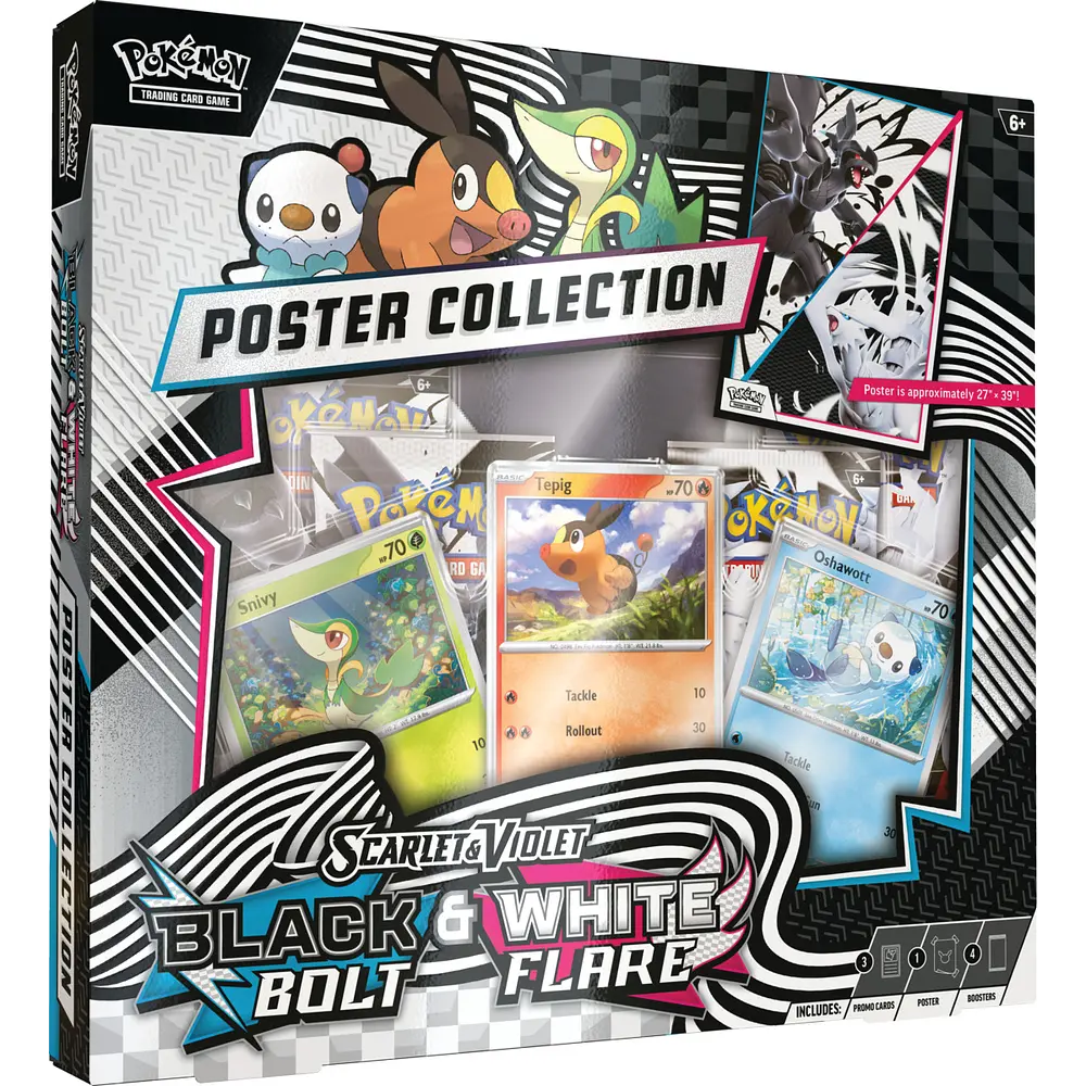 Poster Collection Black Bolt y White Flare