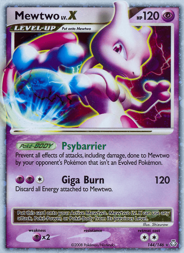 Mewtwo LV.X Dp5