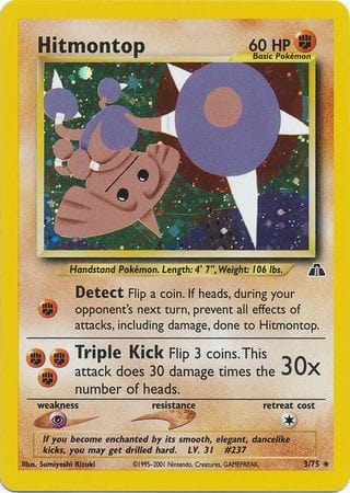 Hitmontop 3/75 (con pequeños detalles)