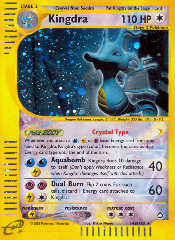 Kingdra (148) - Aquapolis (AQ) 148/147