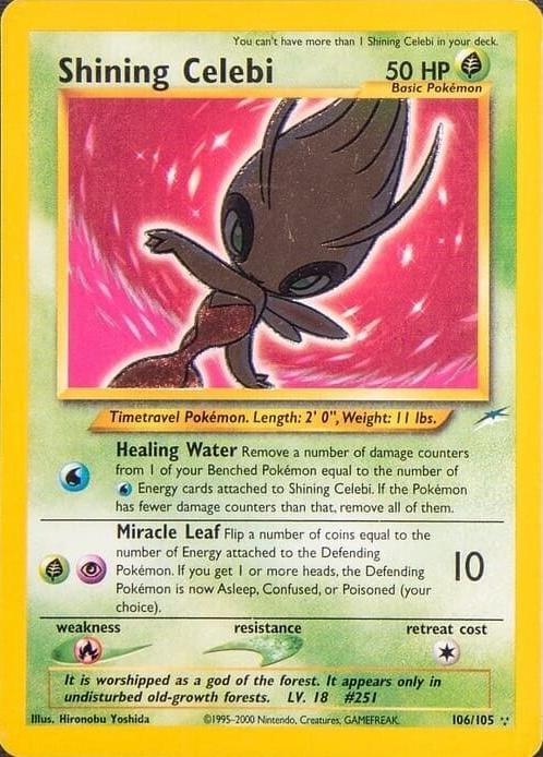 Shining Celebi 106/105