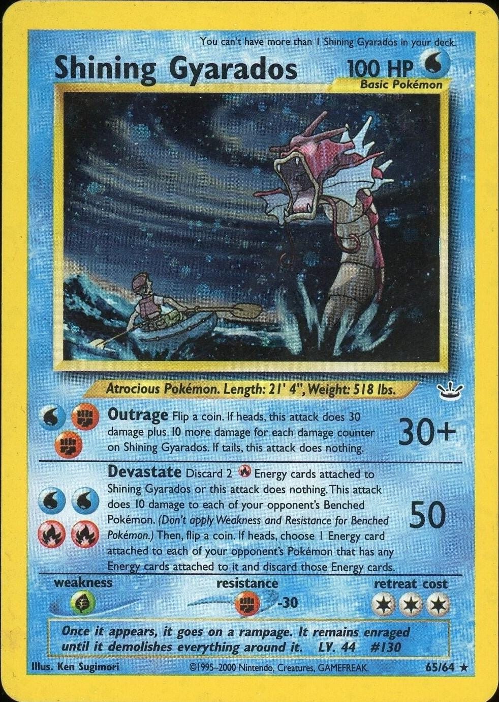 Shining Gyarados 65/64