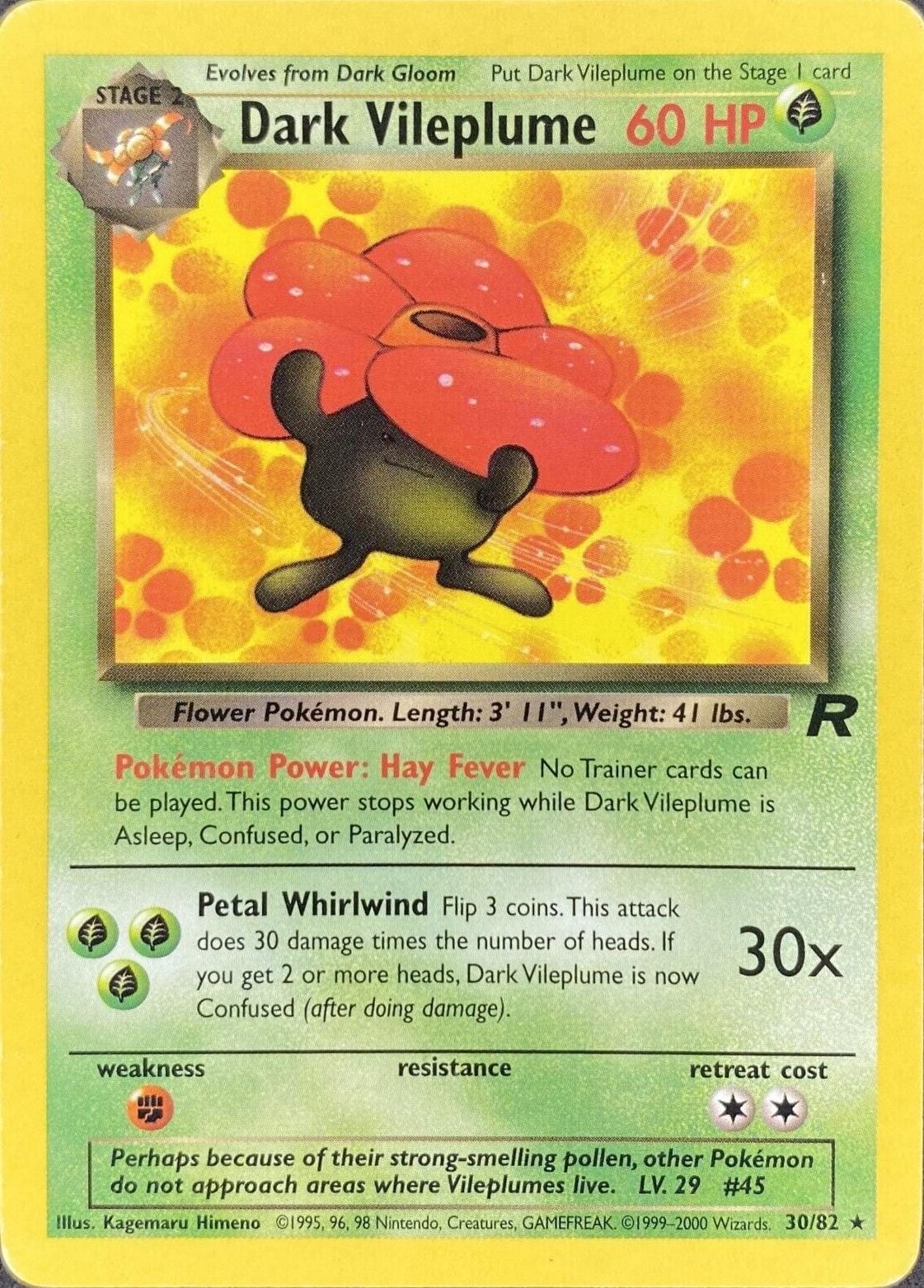 Dark Vileplume 30/82