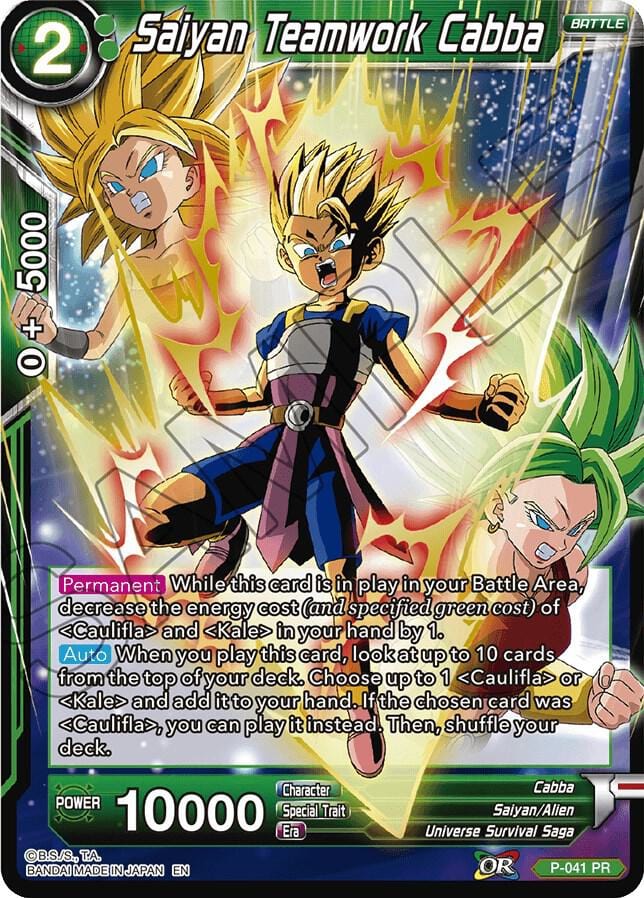 Saiyan Teamwork Cabba (Alternate Art)
