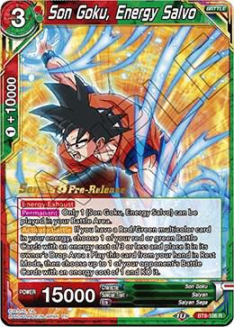 Son Goku, Energy Salvo - Pre-Release