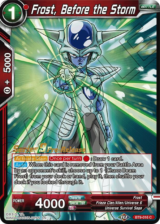Frost, Before the Storm - Pre-Release