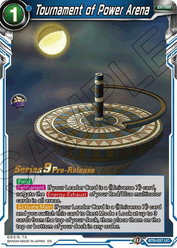Tournament of Power Arena - Pre-Release