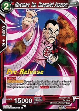 Mercenary Tao, Unequaled Assassin - Rise of the Unison Warrior Pre-Release