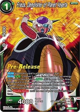 Frieza, Demolisher of Planet Vegeta - Supreme Rivalry Pre-Release