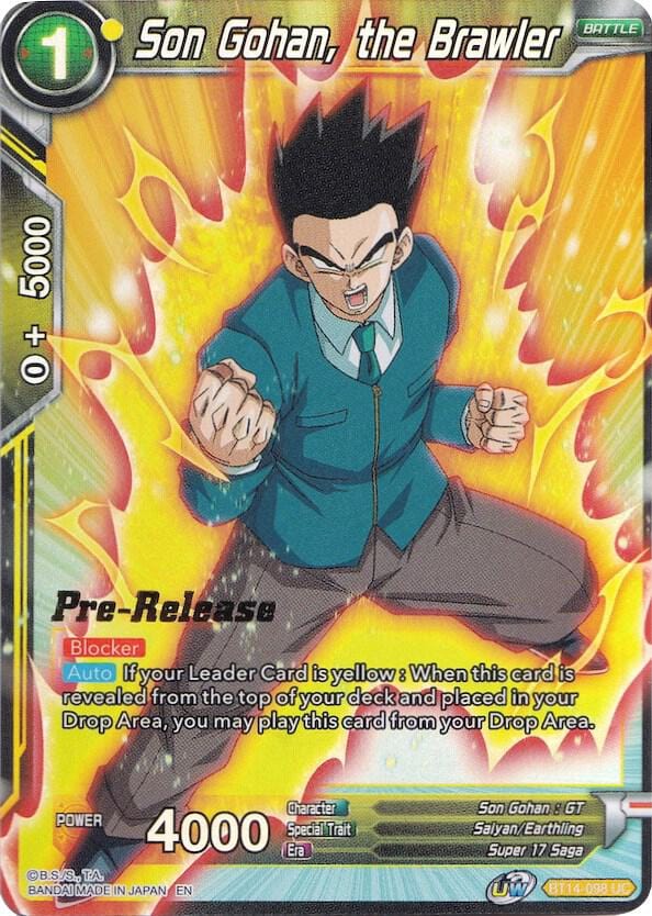 Son Gohan, the Brawler - Cross Spirits Pre-Release