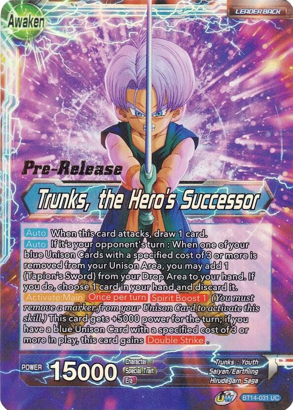 Trunks // Trunks, the Hero's Successor BT14-031