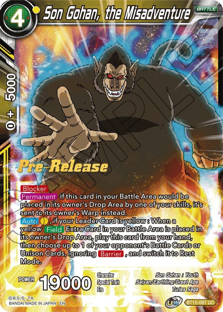 Son Gohan, the Misadventure - Saiyan Showdown Pre-Release
