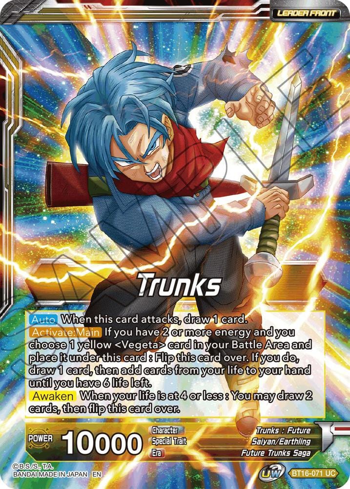 Trunks // SSB Vegeta & SS Trunks, Father-Son Onslaught