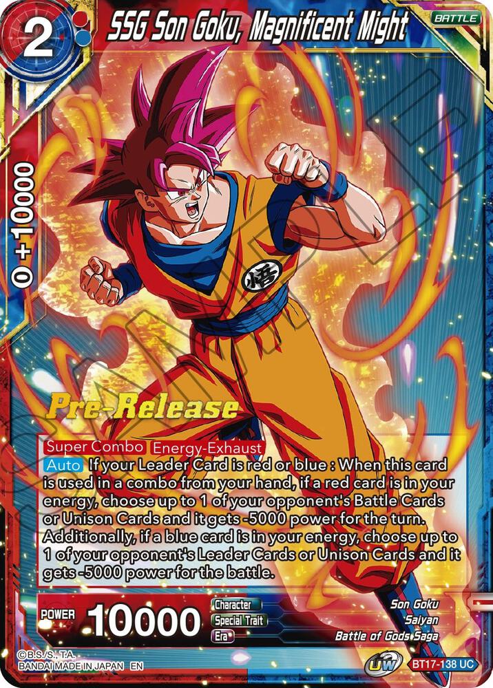 SSG Son Goku, Magnificent Might - Ultimate Squad Pre-Release