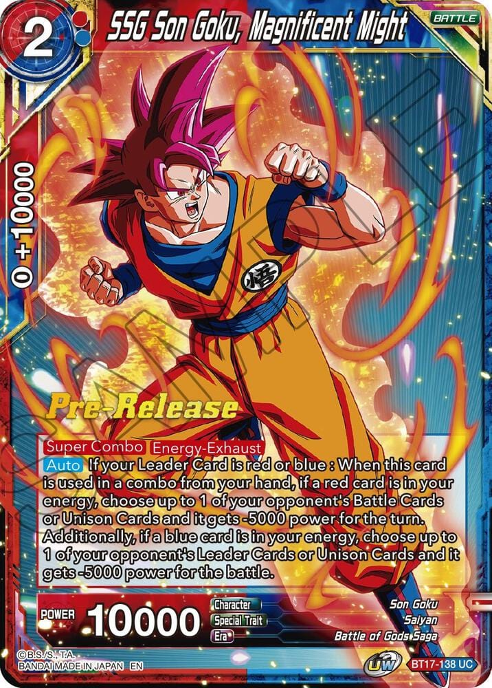 SSG Son Goku, Magnificent Might - Ultimate Squad Pre-Release