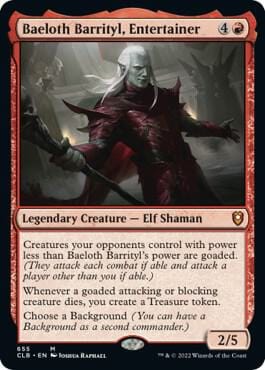 Baeloth Barrityl, Entertainer M655