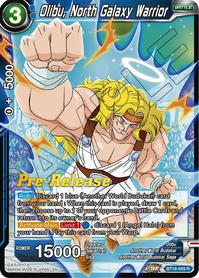 Olibu, North Galaxy Warrior - Dawn of the Z-Legends Pre-Release