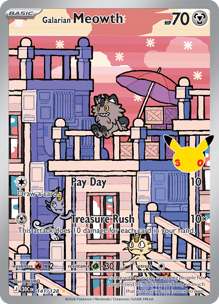 Galarian Meowth - 141/128