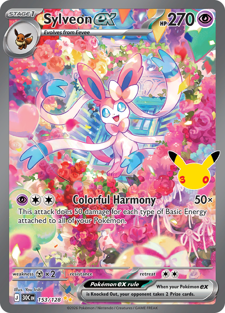Sylveon Ex - 153/128
