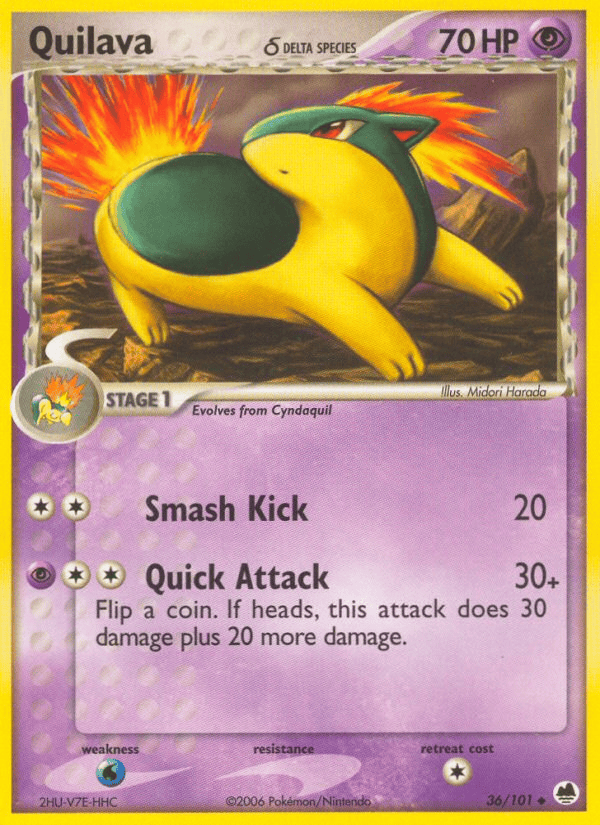 Quilava (Delta Species) 36/101