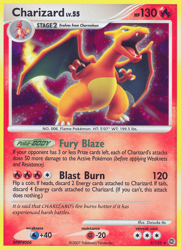 Charizard 3/132 - Secret Wonders (SW)