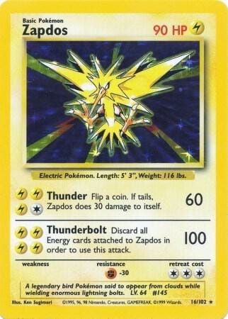 Zapdos - Base Set (BS) 16/102