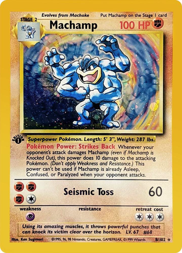 Machamp - 8/102 First Edition