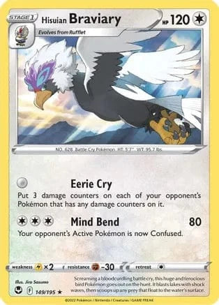 Hisuian Braviary 149/195