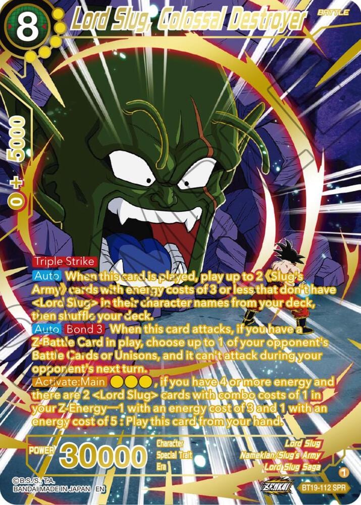 Lord Slug, Colossal Destroyer (SPR) BT19-112