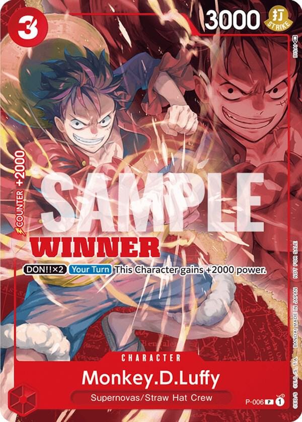 Monkey.D.Luffy - P-006 (Tournament Pack Vol. 1)