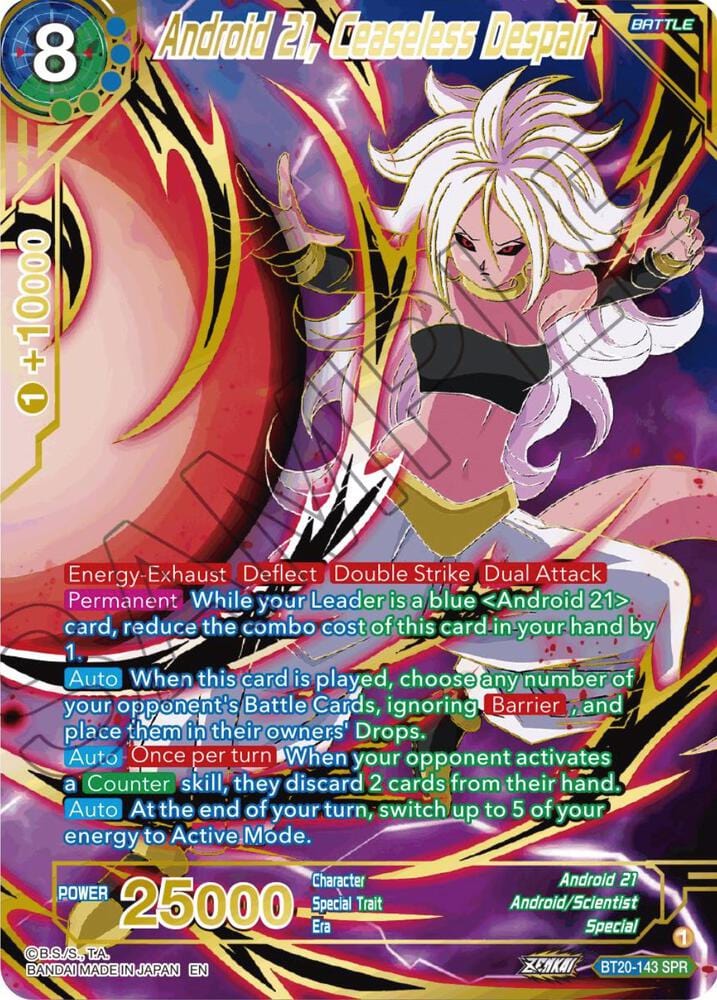Android 21, Ceaseless Despair (SPR) BT20-143