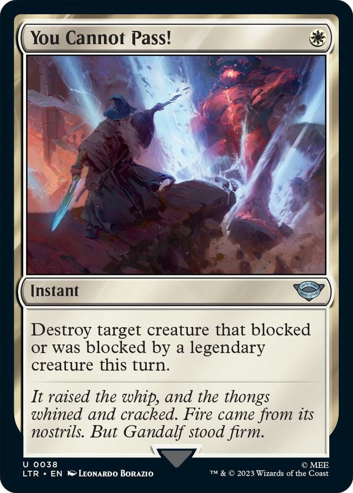 You Cannot Pass! U0038