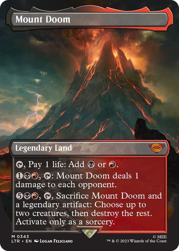 Mount Doom (Borderless) R0343