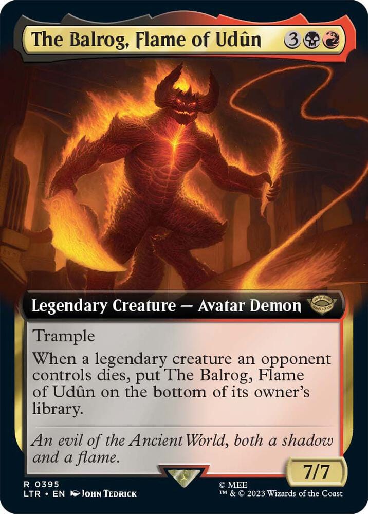 The Balrog, Flame of Udun (Extended Art) R0395