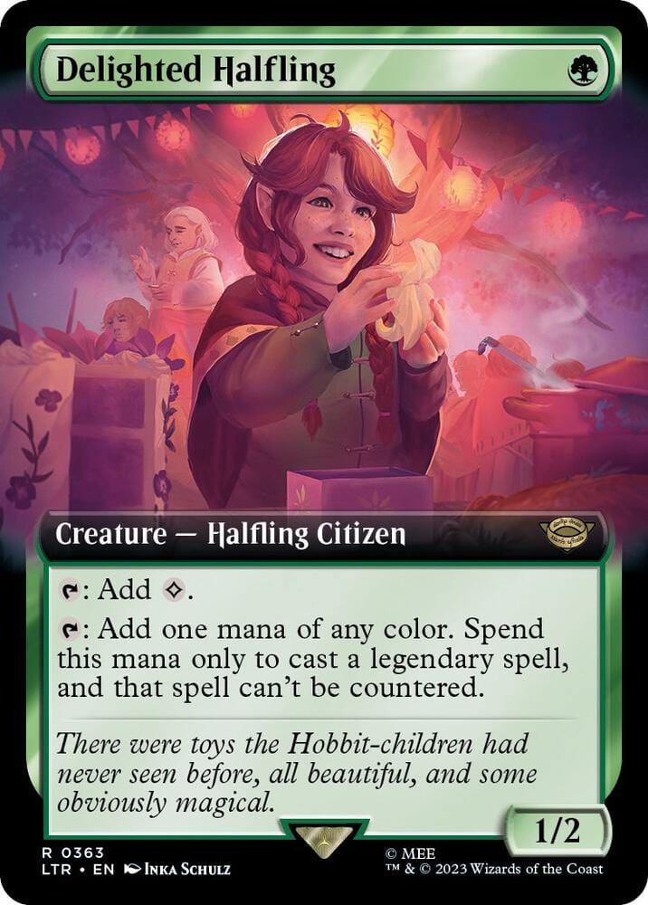 Delighted Halfling (Extended Art) R363