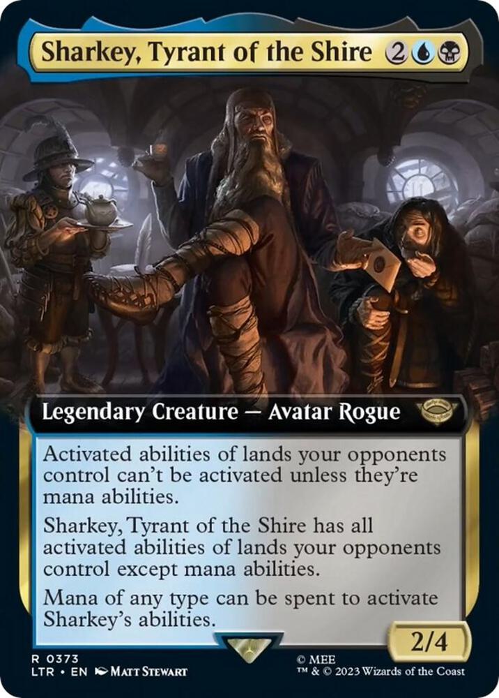 Sharkey, Tyrant of the Shire (Extended Art) R0373