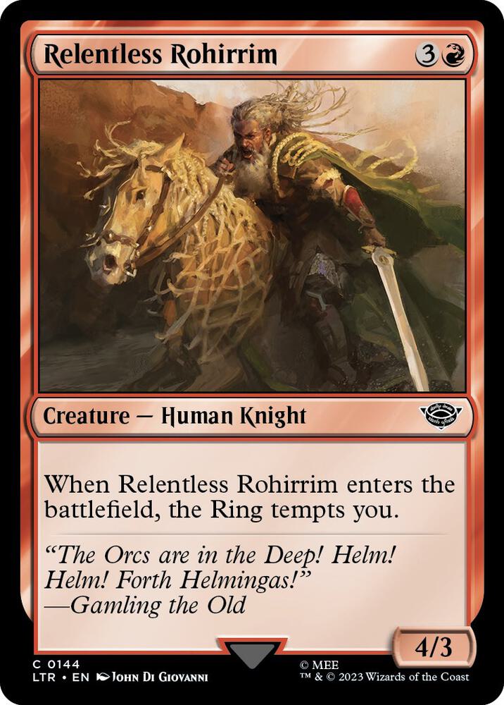 Relentless Rohirrim C144