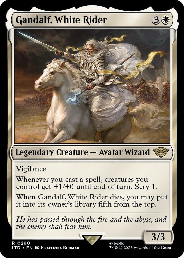 Gandalf, White Rider (Extended Art) R0389