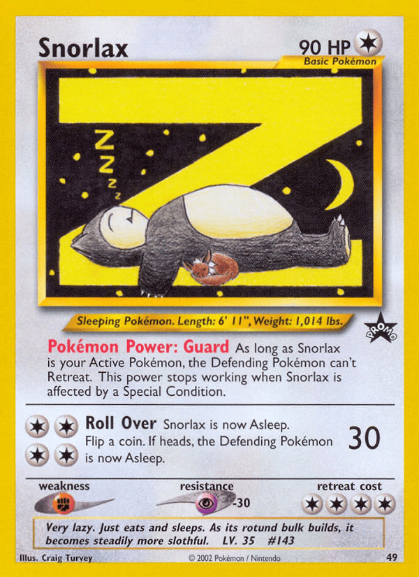 Snorlax - WoTC Promo (PR) 49/53