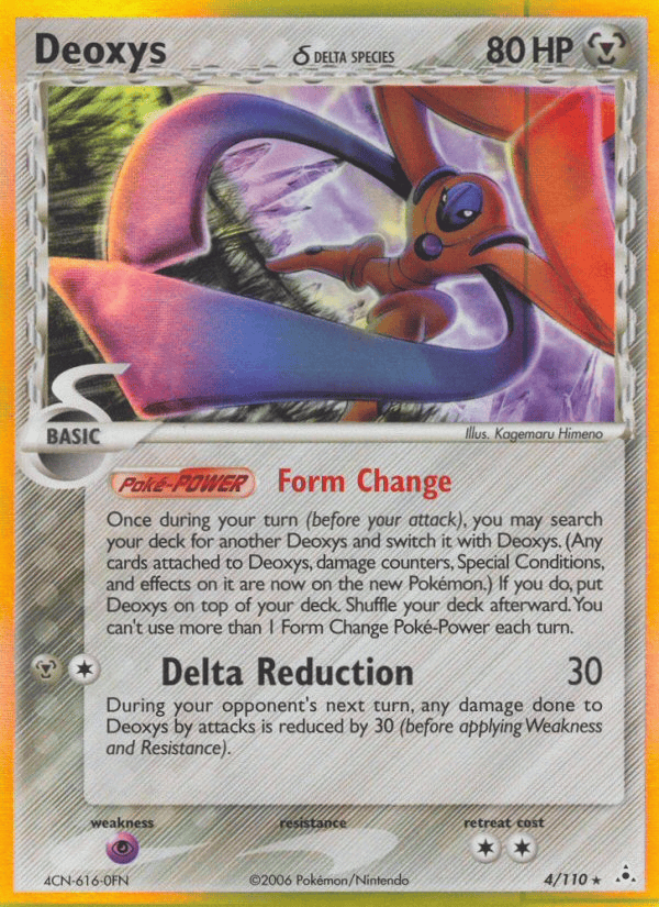 Deoxys (Delta Species - Defense Forme) 4/110