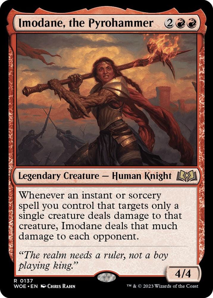 Imodane, the Pyrohammer - Wilds of Eldraine (WOE)