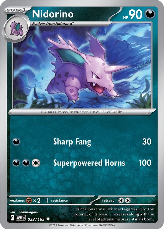 Nidorino 033/165