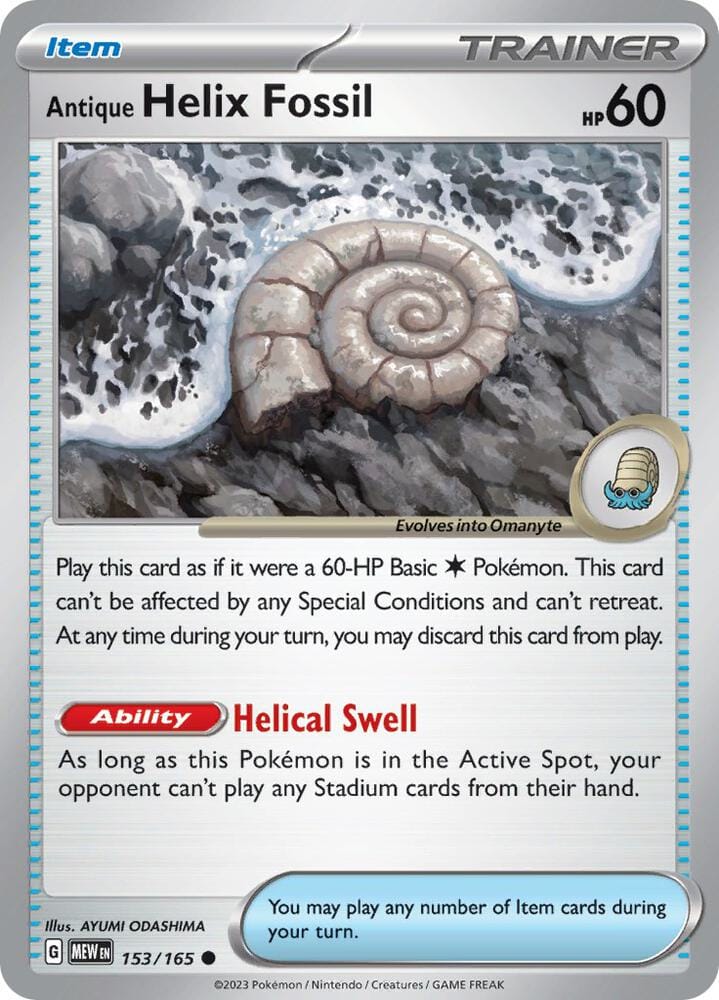 Antique Helix Fossil 153/165