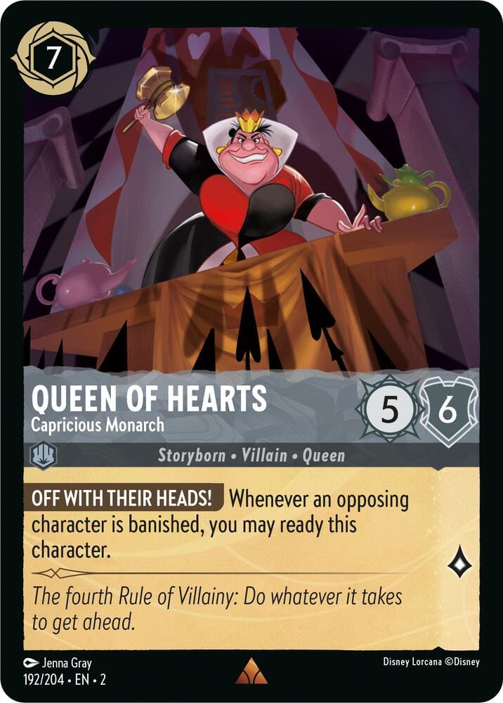 Queen of Hearts - Capricious Monarch 192/204