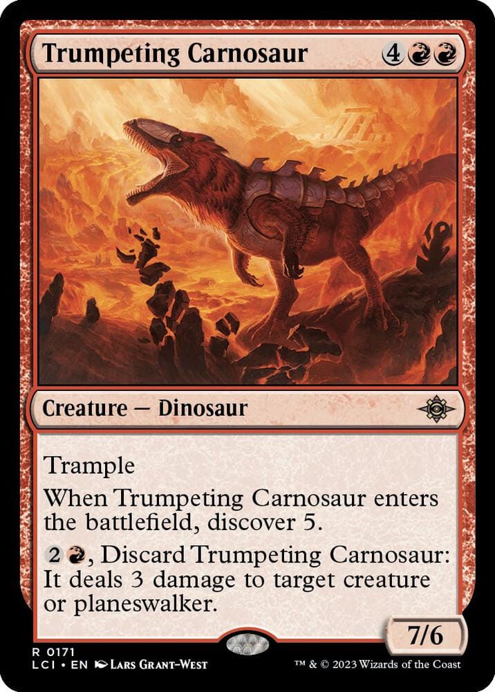 Trumpeting Carnosaur R0171