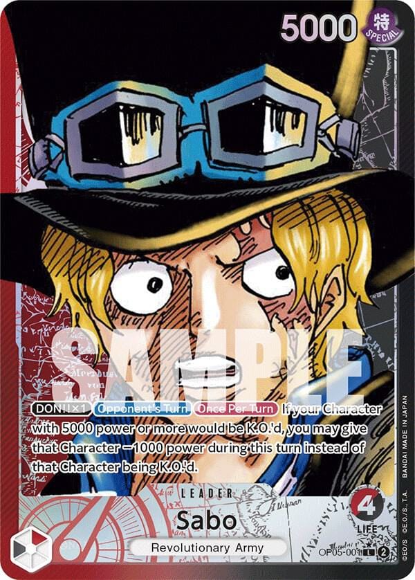 Sabo (001) OP05-001 (Alternate Art)